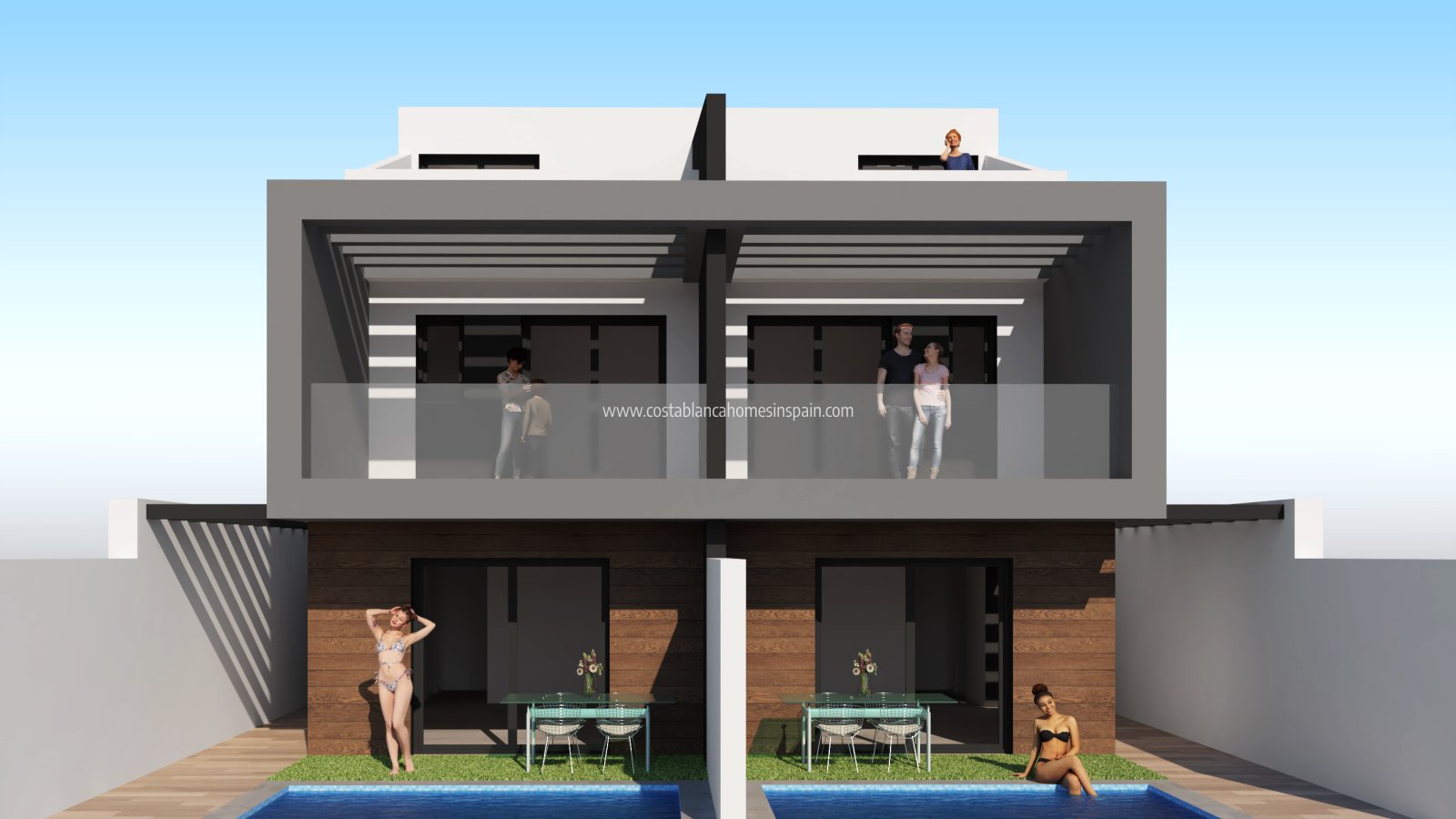 Nouvelle construction - Semi - Detached Villa - San Javier