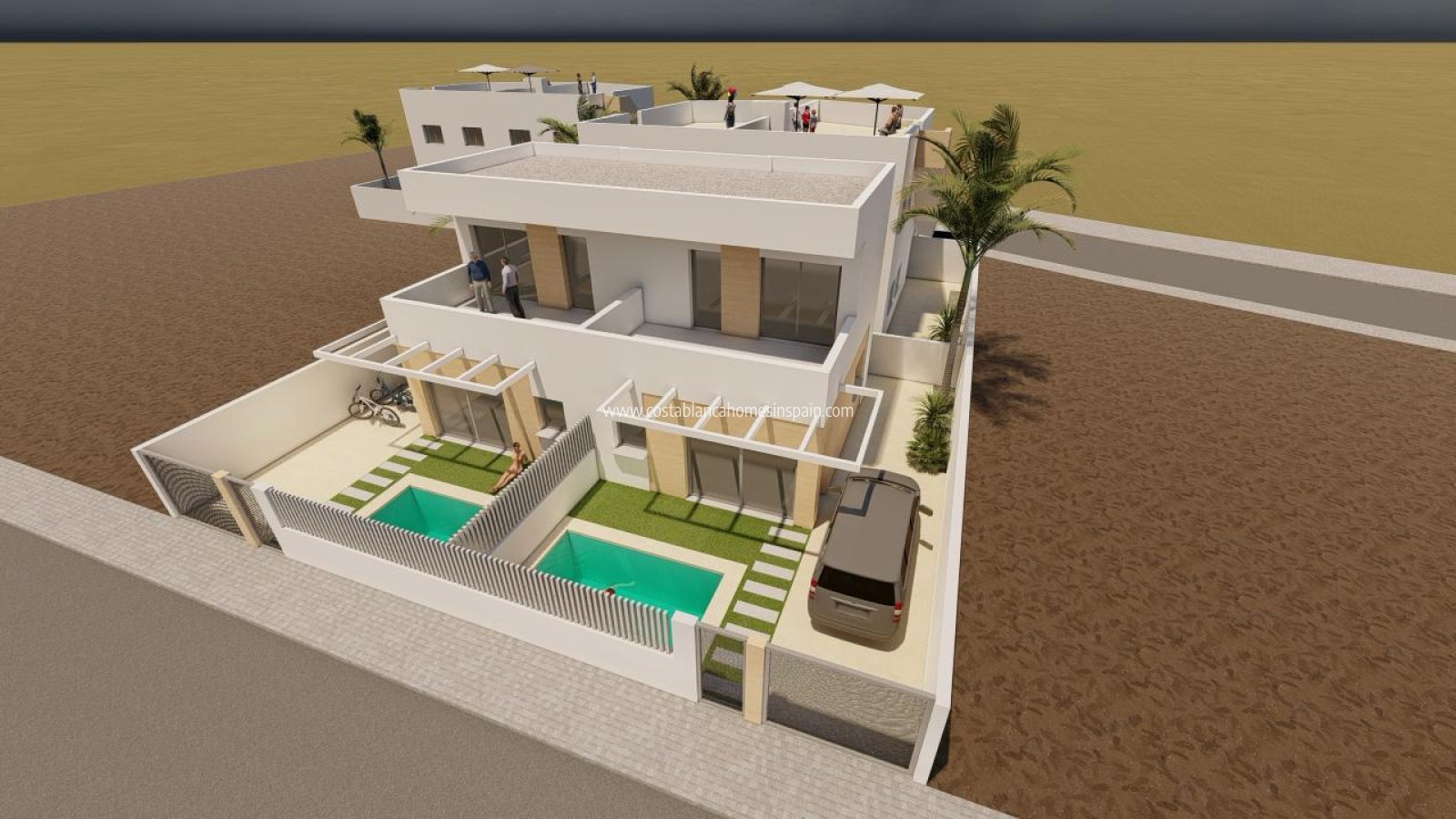 Nouvelle construction - Townhouse - Mazarron - Mazarrón