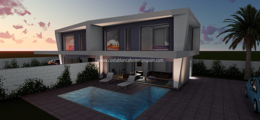 Semi - Detached Villa - Nybygg - Gran alacant - Gran Alacant