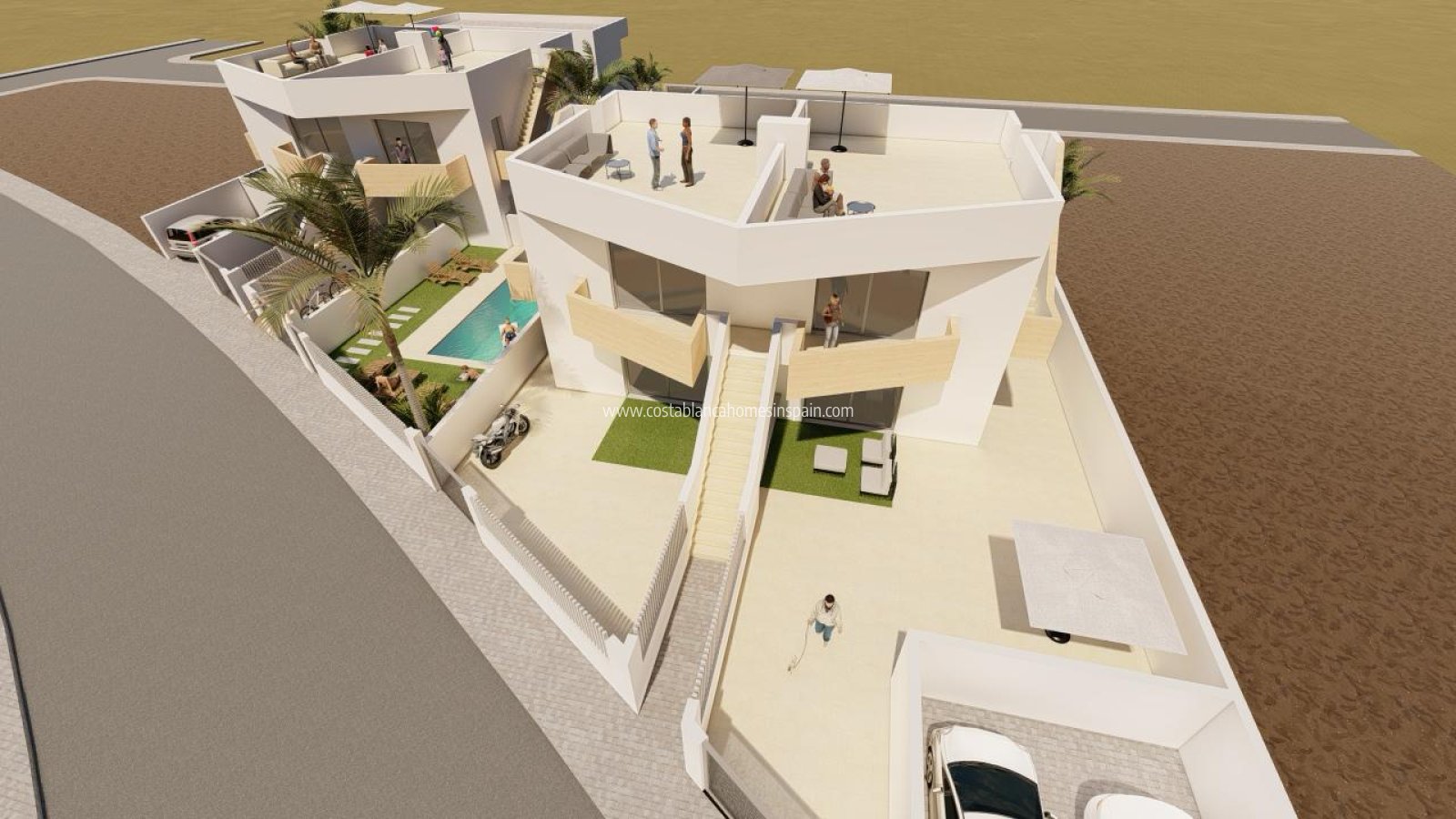 Új építésű - Townhouse - Mazarron - 